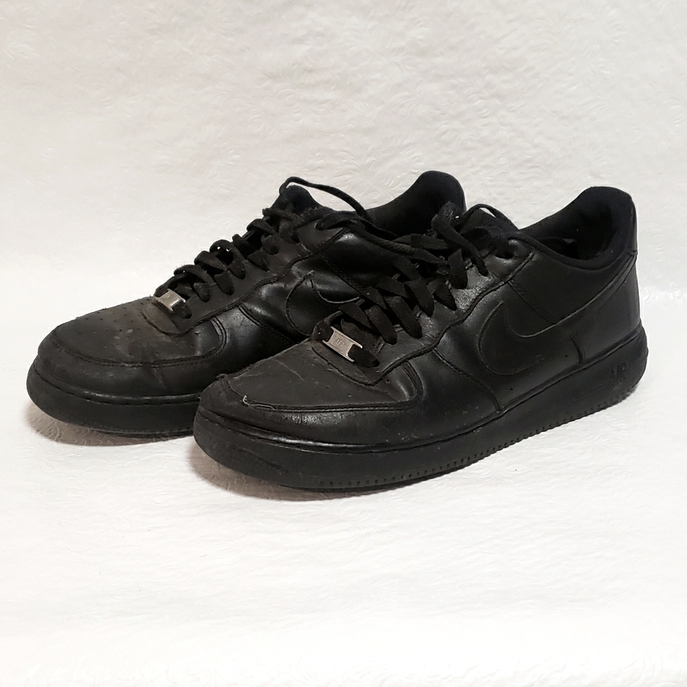 Nike Air Force 1 black (10) very worn